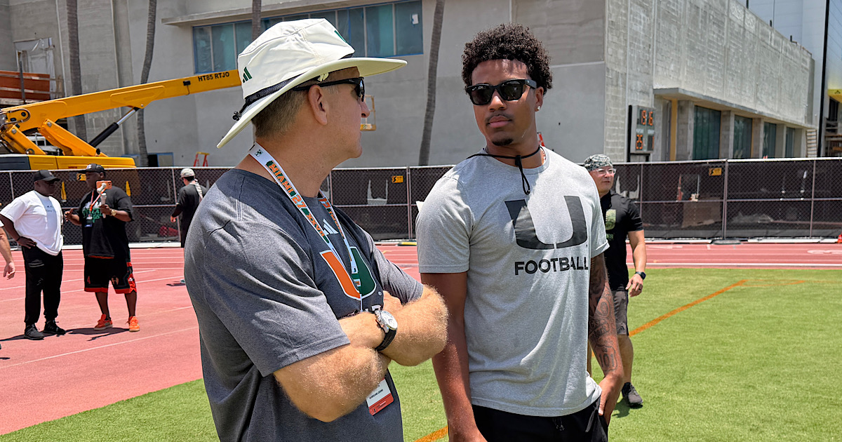Miami’s Legends Camp weekend gave recruits the sales pitch Cristobal wants
